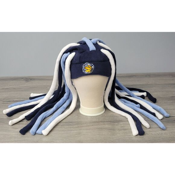 Reebok Other - Rare Reebok Memphis Grizzlies Basketball Blue Dreadlocks Winter Beanie Hat